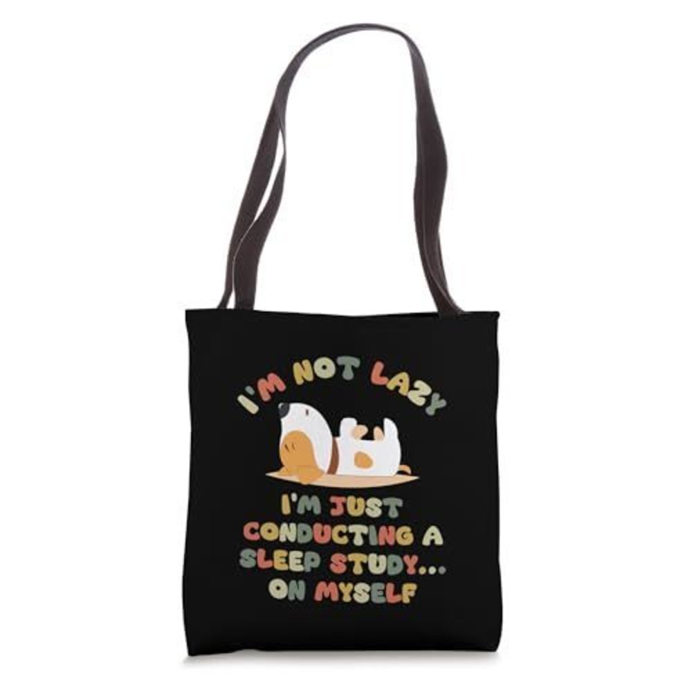 Funny Dog Lover I´M Not Lazy Tote Bag :v